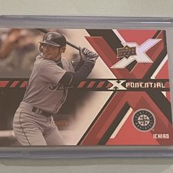 2008 Upper Deck X, XPONENTIAL Insert, 1, Ichiro #X-15 Mariners Red MLB 