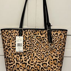 Michael Kors Leopard Print Tote Bags