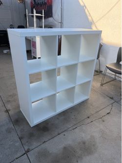 White 9 drawer IKEA 9 cube organizer!
