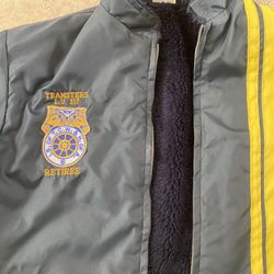 Men’s Jacket Winter Fur Lined Large