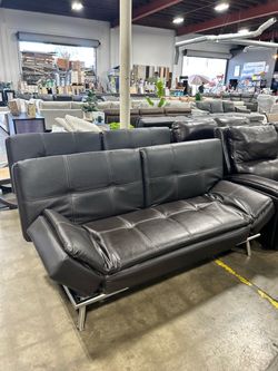 Costco Leather Sofa bed 2 in 1