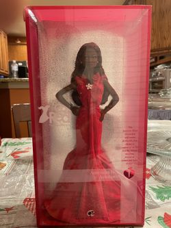 Go Red for women Black Barbie