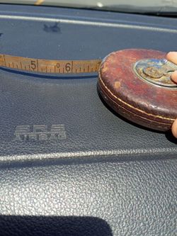 Vintage tape measure