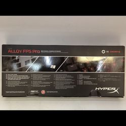 Hyper× Alloy FPS Pro TKL Mechanical Gaming Keyboard - HX-KB4RD1-US/R W/charger