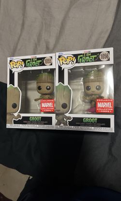 I Am Groot Funko Pop Set 