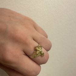 Nugget Cross Ring 