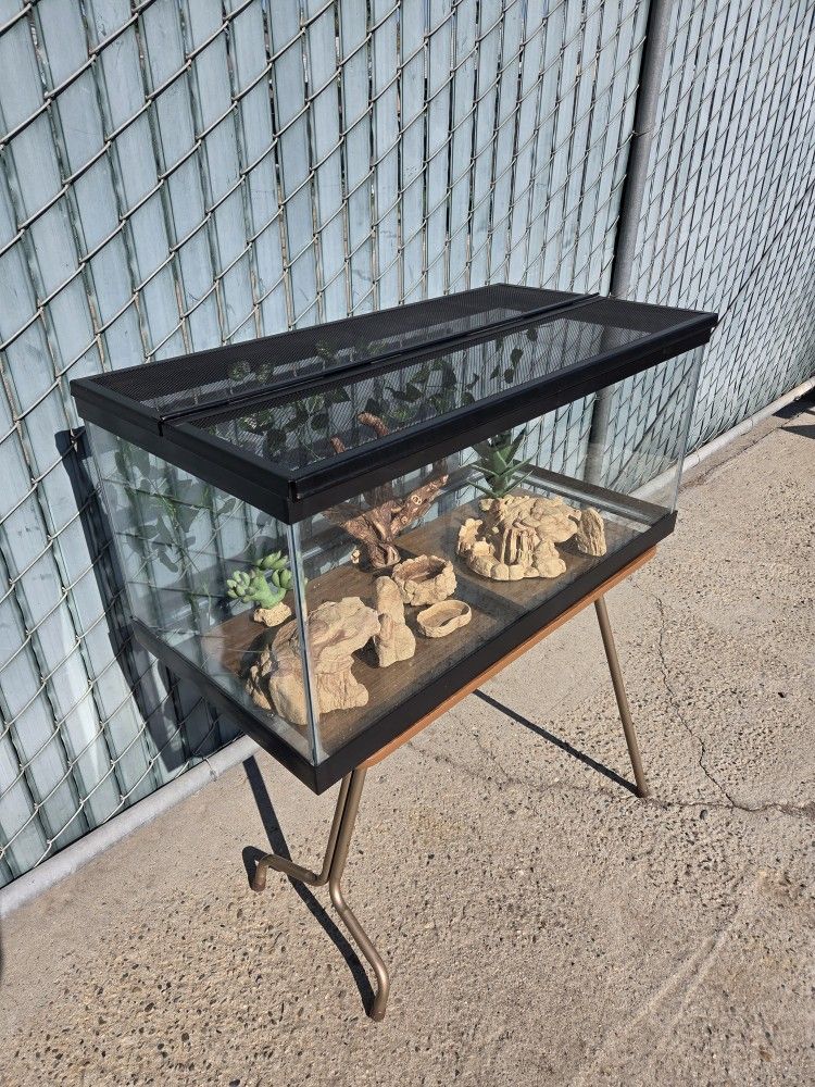 Terrarium 36"L. 17"H. 18"W