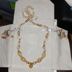 Necklace Earrings Set