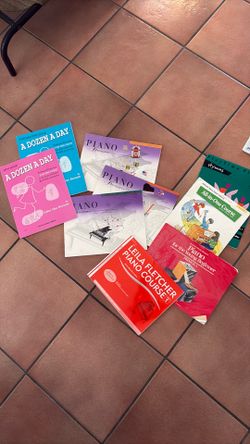 Piano books lot