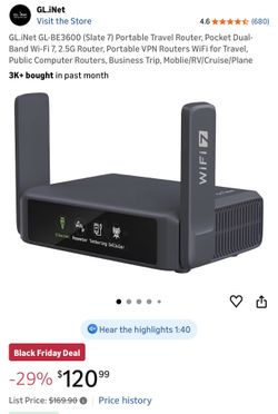 Portable Travel Router