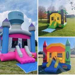 Set of 3 Bouncy House For Sale
