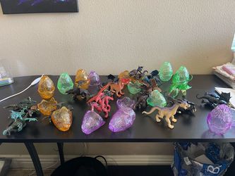 Dragon Puzzle Figures & Eggs