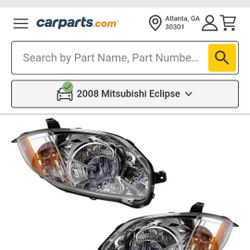 Mitubishi Eclipse Passenger Headlight