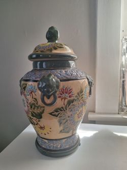 Ceramic Ginger Jar with Lid