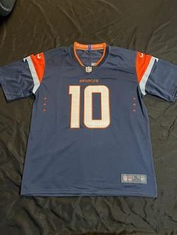 Brand new never worn Blue Bo Nix Denver Broncos Jersey