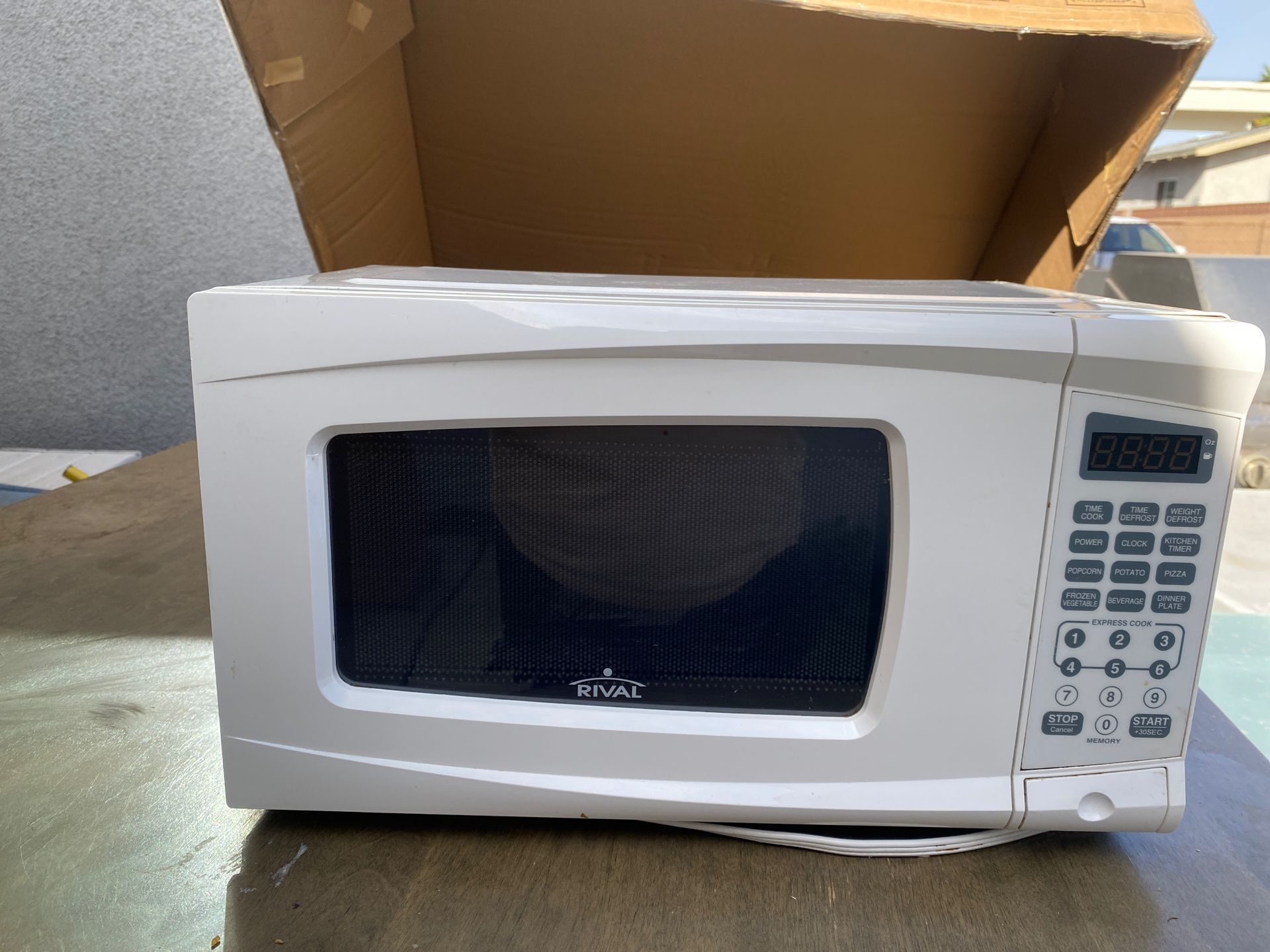White microwave