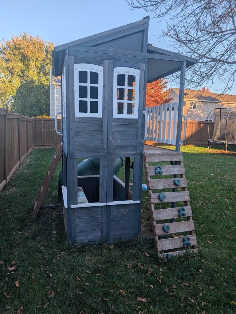 Two-story KidKraft Cozy Escape Playhouse/Playground