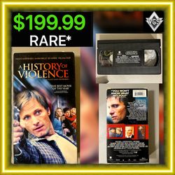 *VINTAGE* A History Of Violence VHS