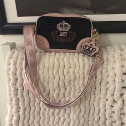 Juicy Couture, Light, Pink And Chocolate Brown Crossbody