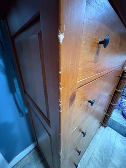 Drawer with wear and tear