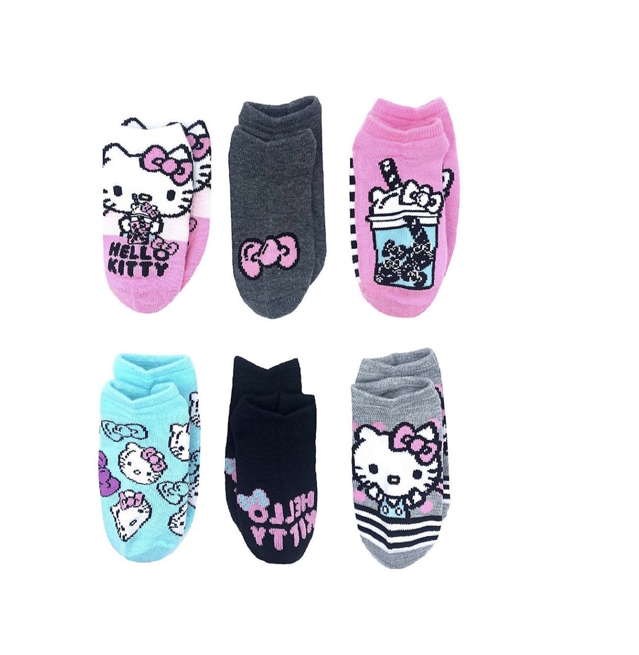 Girl’s Hello Kitty Socks 6 Pack