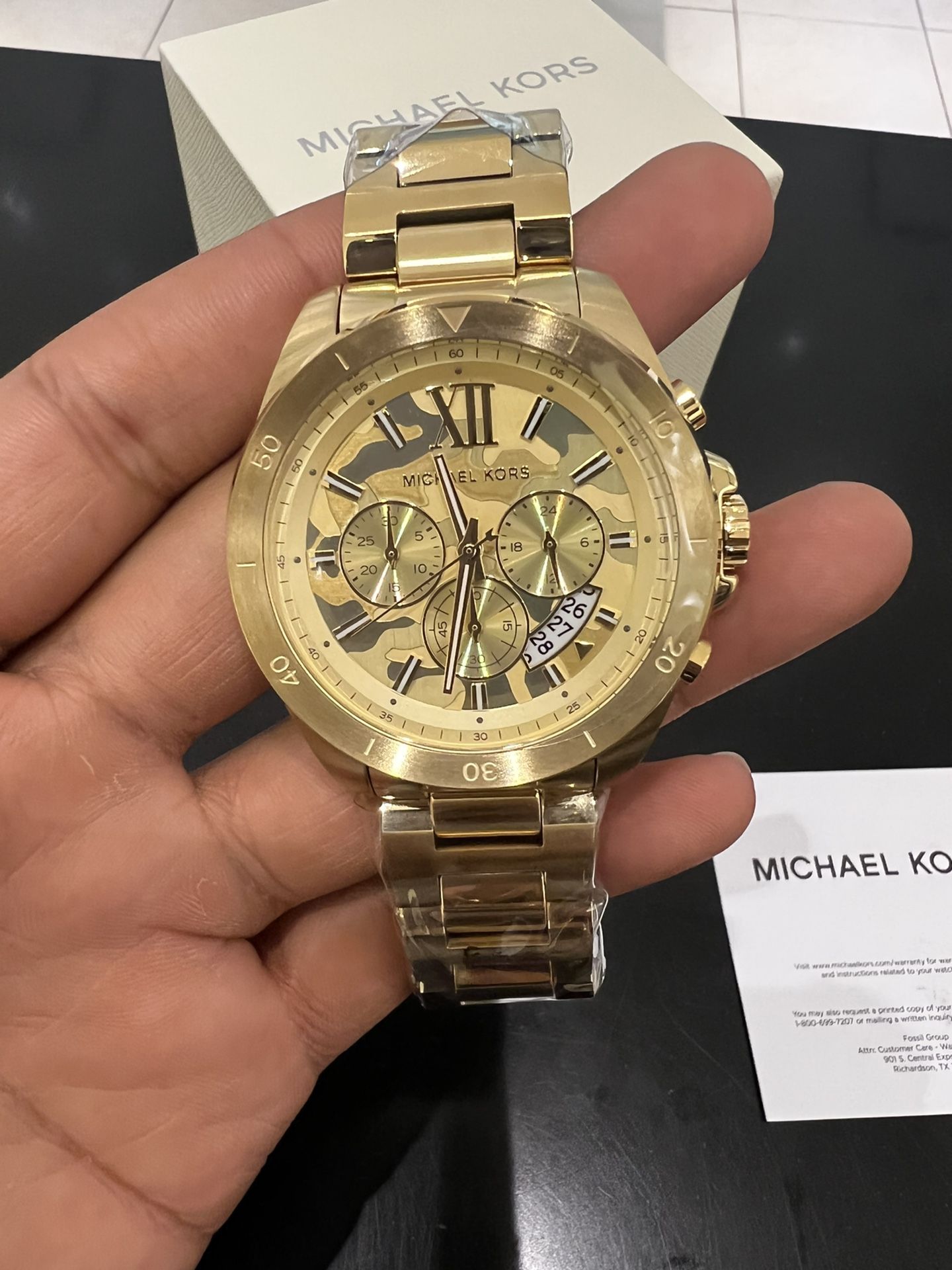 Michael kors online camo watch