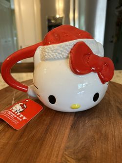 Hello Kitty Christmas Head Mug