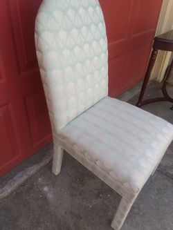 All Cloth Modern Chair, nice soft colors