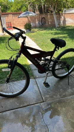 Mongoose MGX 21 speed dual suspension 20 inch bike