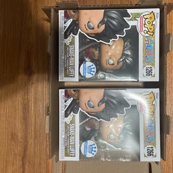 Funko Pop Snake-Man Luffy Metallic