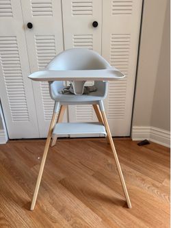 Stokke Clikk High Chair – Gray – Lightweight & Easy Clean
