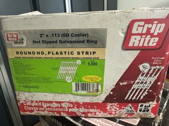 Mixed Nail Gun Nails - approximately 2850 - See Description