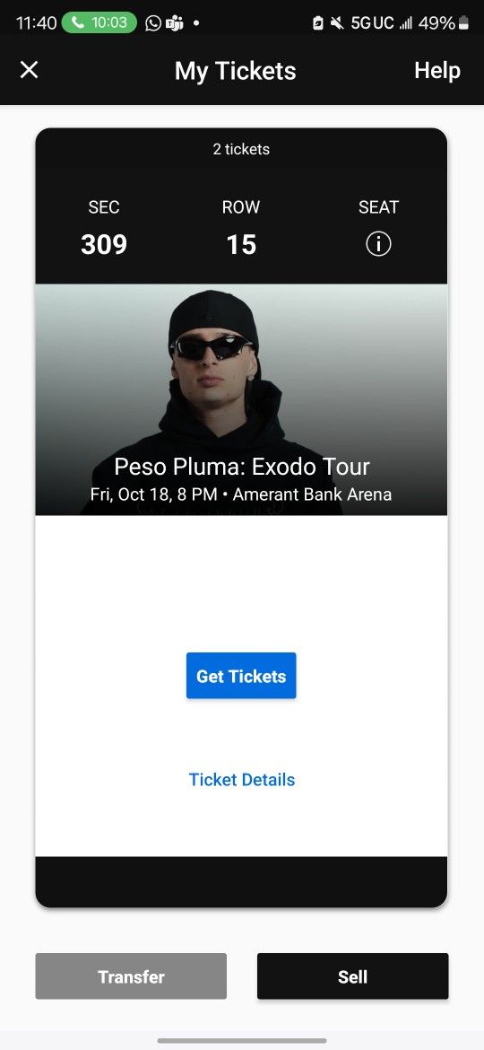 Peso Pluma Tickets