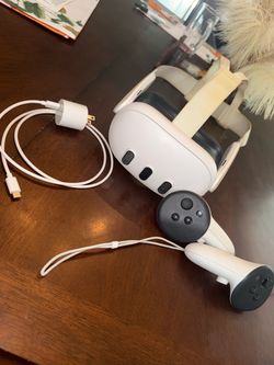 Meta Quest 3 VR Headset with Controller and Charger
