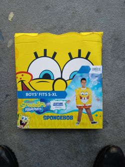 SpongeBob Halloween costume size s-xl