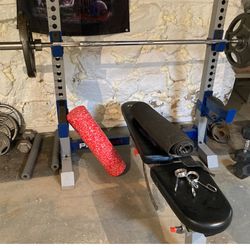 Workout Bench And Weights