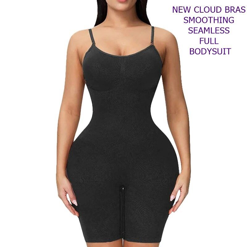 CLOUD BRAS Smoothing Seamless Full Bodysuit Shaper Small