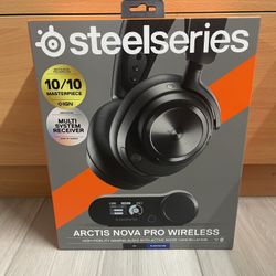 SteelSeries Arctis Nova Pro Wireless Over the Ear Headphones for PC Brand New