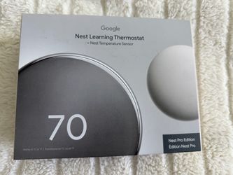 Google Nest Learning Thermostat Pro Edition Bundle