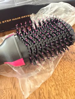 Hair dryer brush