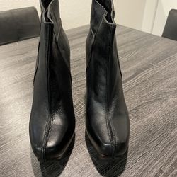 High Heel Black Boots Size 10