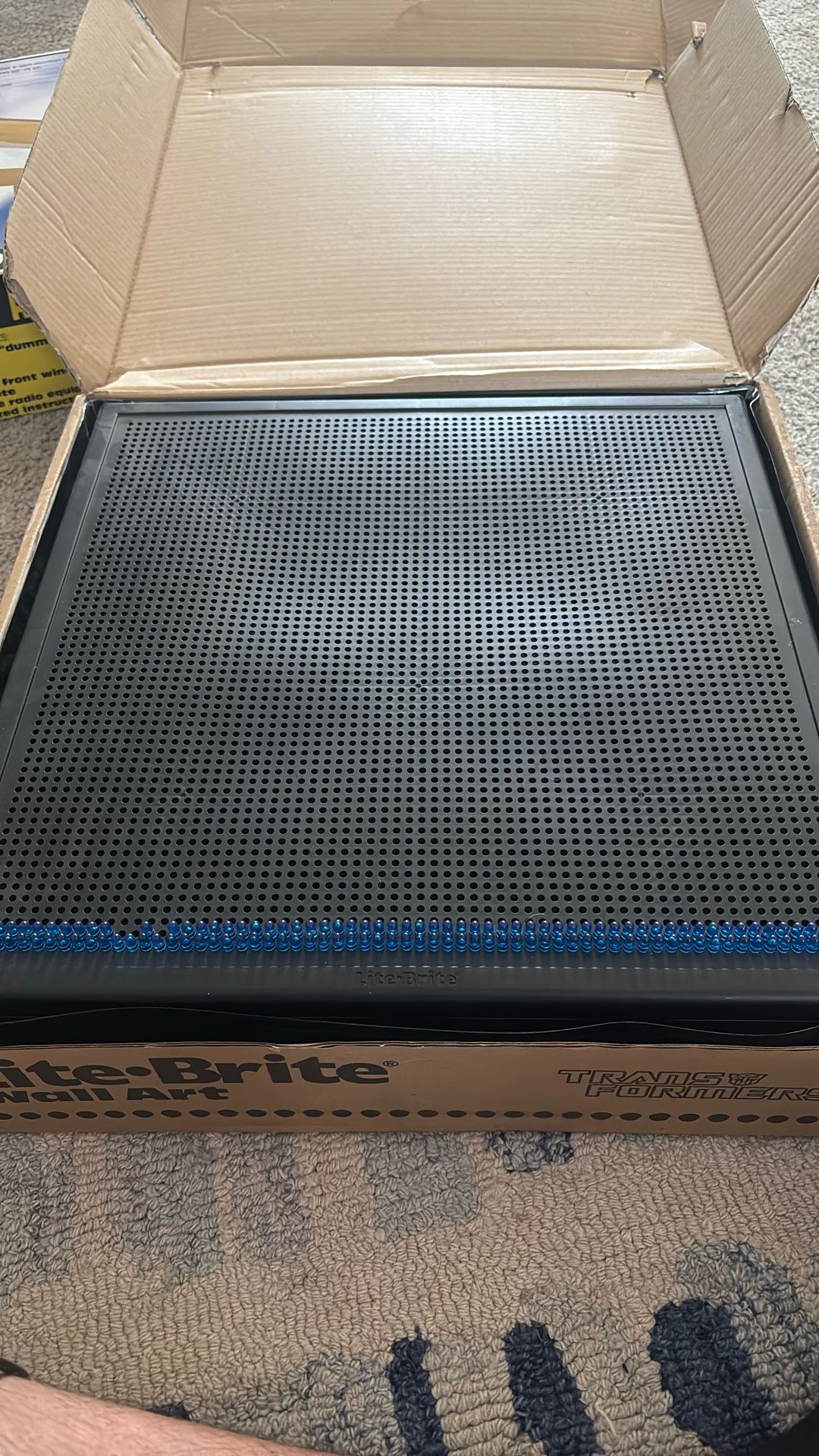 Wall-art Lite-brite Transformer Edition