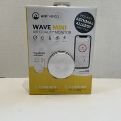 Airthings Wave Mini Smart Indoor Quality Monitor Model 2928