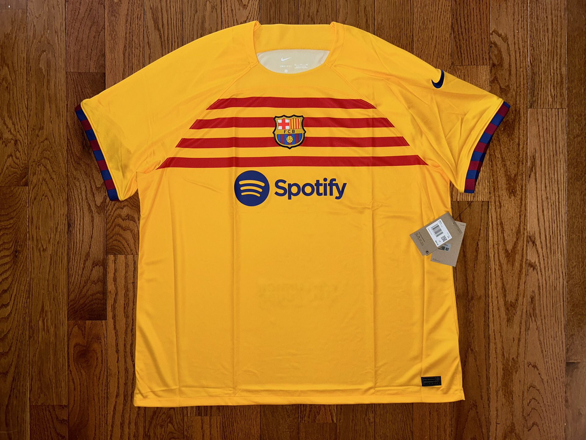 FC Barcelona 2023/24 Stadium Fourth Nike Jersey Size 2XL NEW