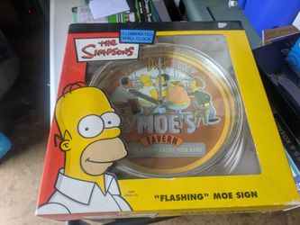 The Simpsons "Flashing" Moe sign