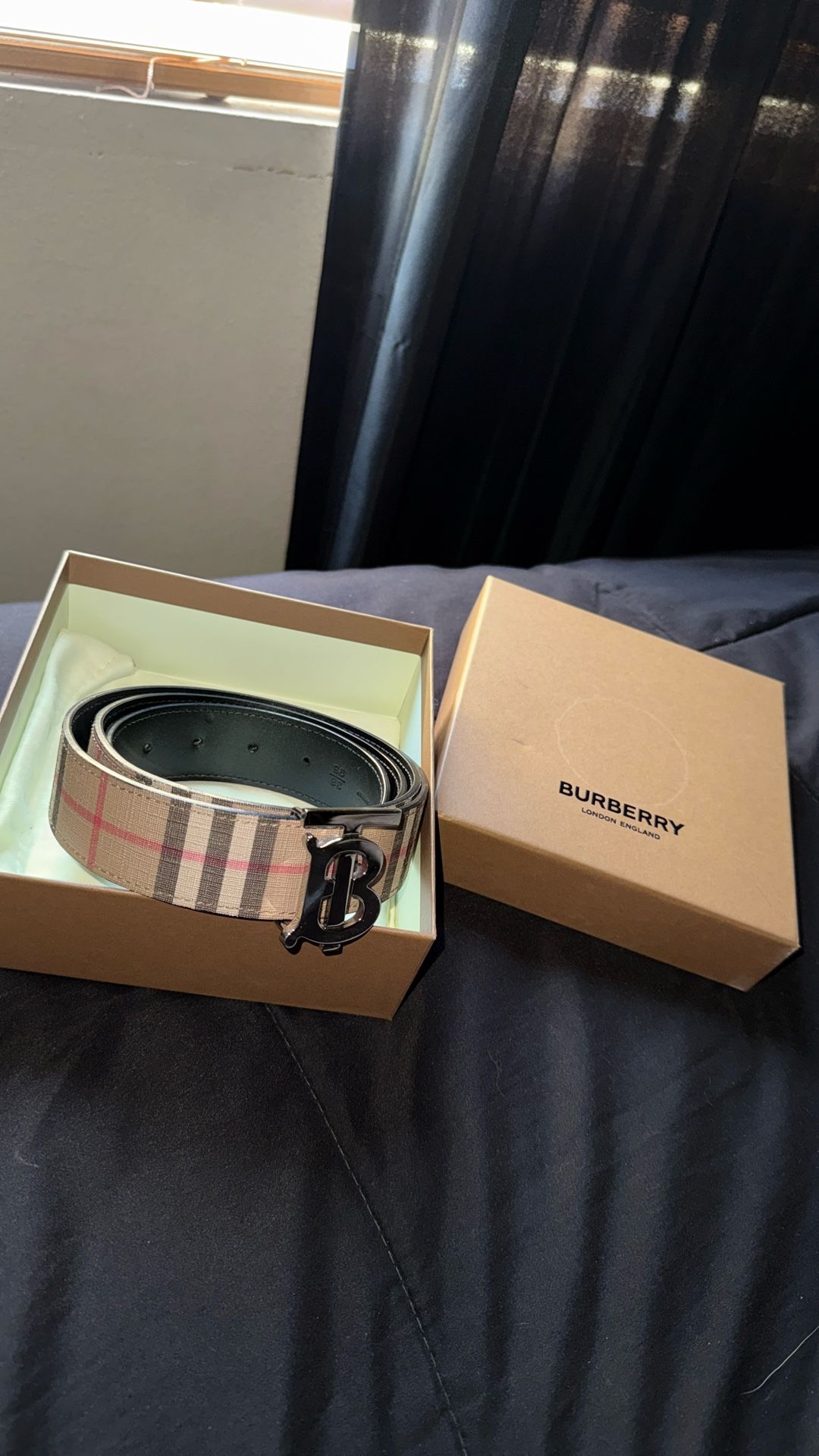 Burberry Belt Size 38 Men