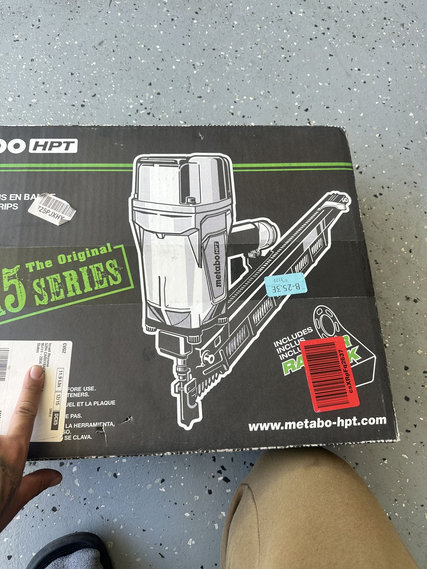 Framing Gun Metabo