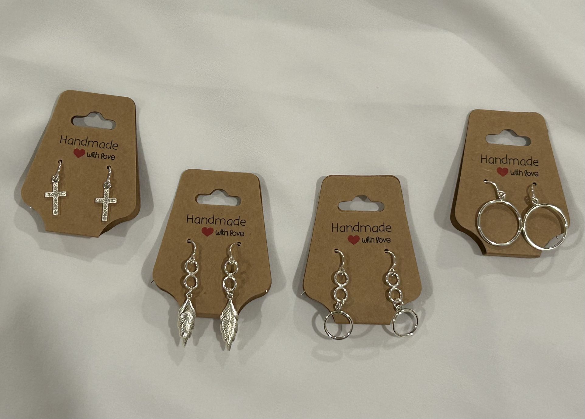 Sterling Silver Dangle Earrings 