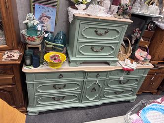 Newly Refinished Dresser & Nightstand