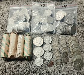 Silver Quarters Dimes Lot Make Offer